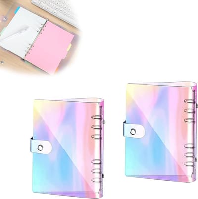 Kleurige A6 Ringbanden met 6 Gaten - 2 Stuks - Ideaal voor Fotoalbums, Agenda's en Budgetbeheer