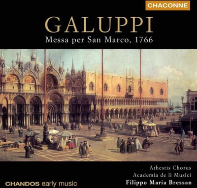 Athestis Chorus, Academia De Li Musici - Galuppi: Concerto in D major | Gloria | Concerto in G minor | Credo (CD)