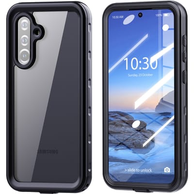 Redpepper Dot Plus Waterproof Backcover geschikt voor Samsung Galaxy A36 - Zwart