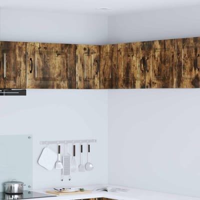 vidaXL - Vaatwasserpaneel - Kalmar - Rook - Eiken - 57 - x - 57 - x - 40 - cm - Bewerkt - hout