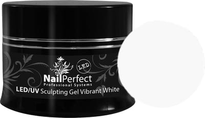 Nail Perfect - LED/UV - Sculpting Gel - Vibrant White - 45 gr
