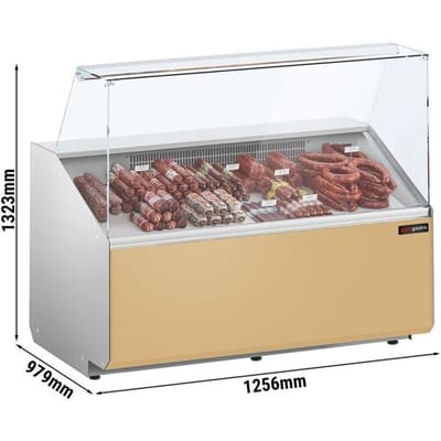 GGM Gastro Kühltheke - 1300mm - Frontblende Beige
