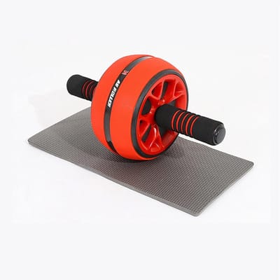 Buikspierroller - Buikwiel - Fitness Training - Lichtgewicht Duurzaam - 1 kg - Zilver