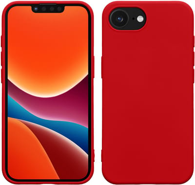 kwmobile telefoonhoesje geschikt voor Apple iPhone 17e / iPhone 16e - Hoesje voor smartphone - Back cover in klassiek rood