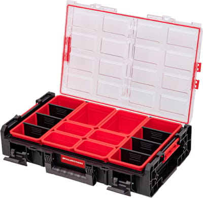 Toolbrothers RHINO XXL Organizer ECO hoogte XL Boxen 13,5 l IP66 met uitneembare bakken + verdelers