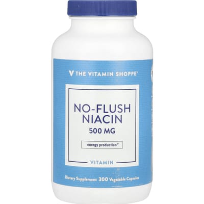 The Vitamin Shoppe, Niacine sans bouffées de chaleur, 500mg, 300 gélules végétales