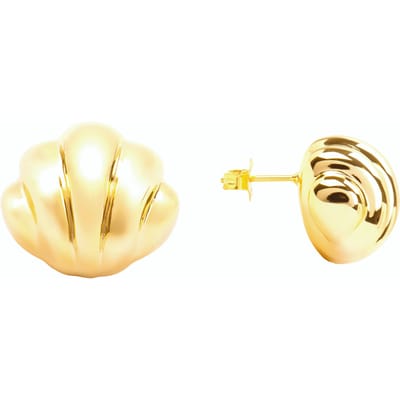 Luxenter Oorbellen van 925 sterlingzilver met 18-karaats geelgoud afwerking - Myce