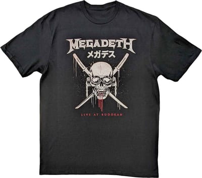 Megadeth - Crossed Swords Heren T-shirt - S - Zwart
