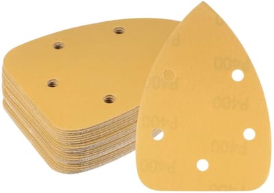 EGoods - 24 stuks schuurpapier voor details schuurmachine - korrel 400 - houten meubels polijsten