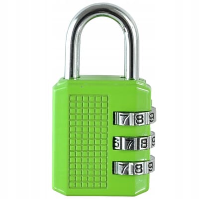 Cijferslot 35mm Groen - Bagage, Gymtas, Koffer - Verstelbare Code