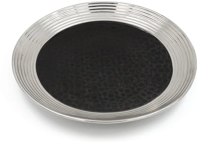 Decoratie Schaal – Keramiek – Zwart - Ø40cm