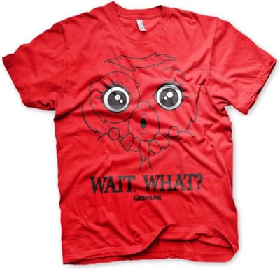Gremlins Heren Tshirt -S- Wait. What? Rood