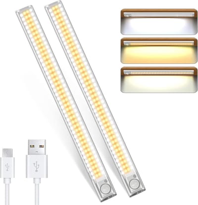 Bewegingsmelder binnen oplaadbaar USB kastlicht - 160 leds - bewegingssensor led-binnenverlichting - detector lamp kast trap hal keuken.