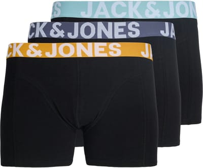 JACK&JONES - JACCONOR SOLID TRUNKS 3 PACK NOOS - Heren - Onderbroeken