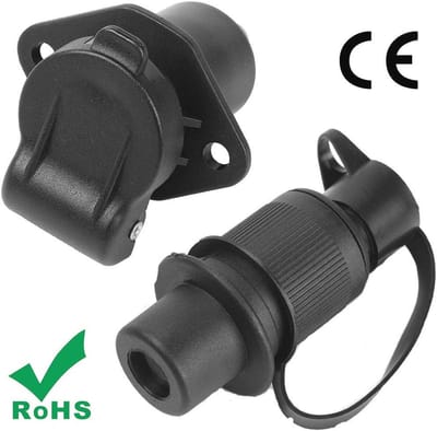 12V 3-Pin Tractor Stekker en Socket - Aansluitingen voor Landbouwmachines, Aanhangwagens en Trucks