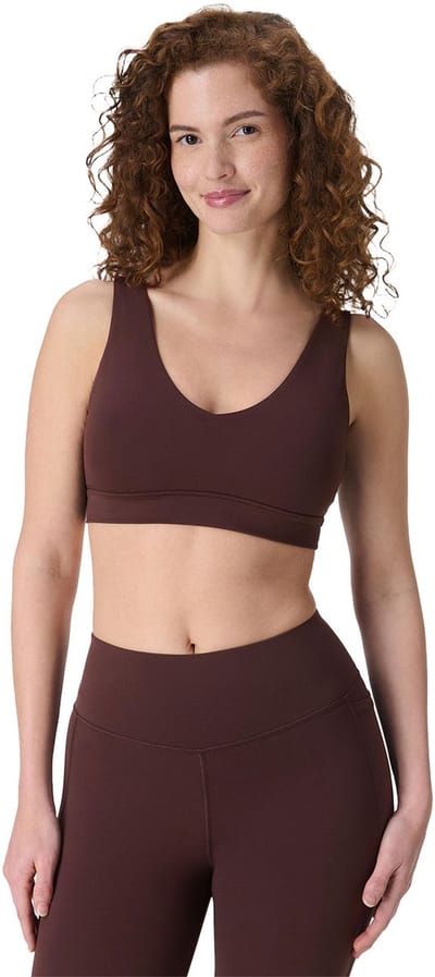 Sweaty Betty Ultimate Studio Voop Bra BRUIN - Maat M
