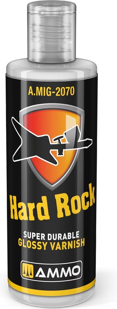 AMMO by Mig Jimenez Hobbyverf Acrylverf - MIG 2070 Hard Rock - Glanzend - Acryl Vernis - 60ml Verf flesje - 60 ml