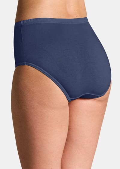 Heupslip in een set van 7 - karamel / bordeaux / marine - Gr. 36 van Goldner Fashion