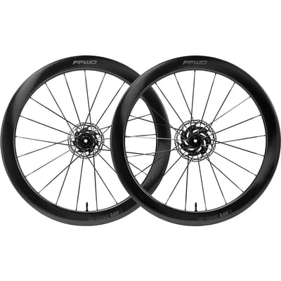 Paar tlr schijfwielen Fast Forward RAW 55 - Ceramicspeed/Shimano