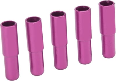 Fiets Kabel Eindkappen - Remkabel Behuizing - Fietsen Onderhoud - Hoge Weerstand Aluminiumlegering - 5 mm - Paars