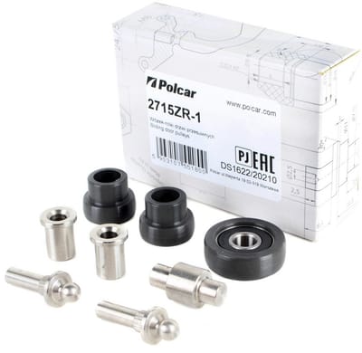 Polcar - Reparatieset Schuifdeurrol - Rechts Onder - Peugeot 1007