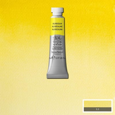 Winsor & Newton Professional Watercolour watergedragen verf Geel 5 ml Koker 1 stuk(s)