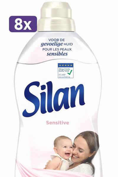 (8x) SILAN Wasverzachter Sensitive 52 Wasbeurten