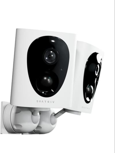 Wifi Camera - Beveiligingscamera Set - Huis Beveiligen - Werkt op Batterijen - 2 Stuks - Wit
