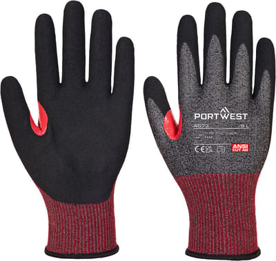 Portwest CS Cut F18 Nitril - Zwart - M
