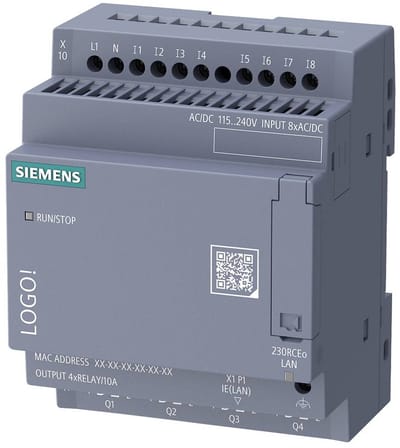 Siemens Logo! 9 6ED1052-2FB08-0BA3 PLC-aansturingsmodule 115 V/AC, 115 V/DC, 230 V/AC, 230 V/DC