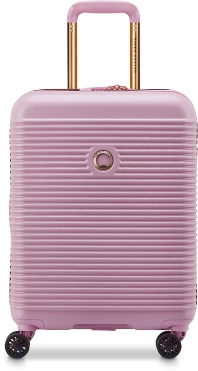Delsey Freestyle 55 cm Handbagage Koffer – 35 Liter – SECURITECH® Rits – TSA Slot – 4 Dubbele Wielen - Peony - Roze