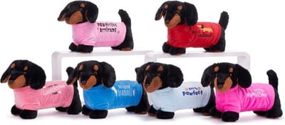 Ralph - Pluche Teckel Knuffel in Sweater - 35cm