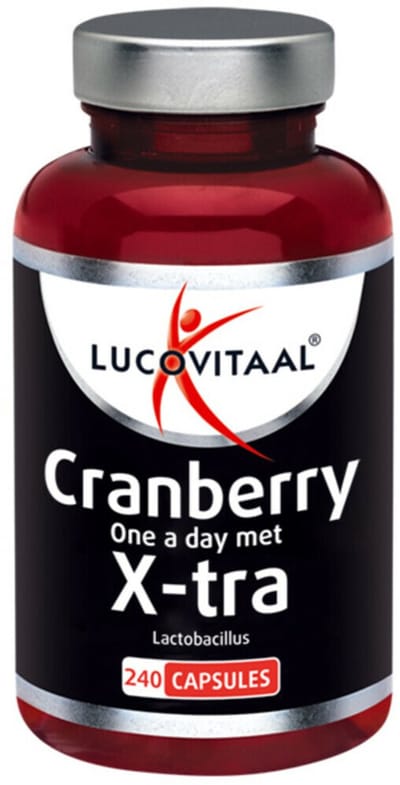 Lucovitaal Cranberry+ Extra Forte Voedingssupplement - 240 capsules