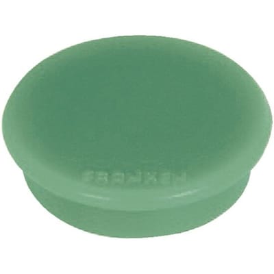FRANKEN haftmagneten rond, groen, 13 mm, 10 stuks