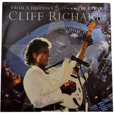 LP-plaat CLIFF RICHARD - From A Distance ***** The Event CRTV311 EMI 1990 VK Rock Gebruikt gray