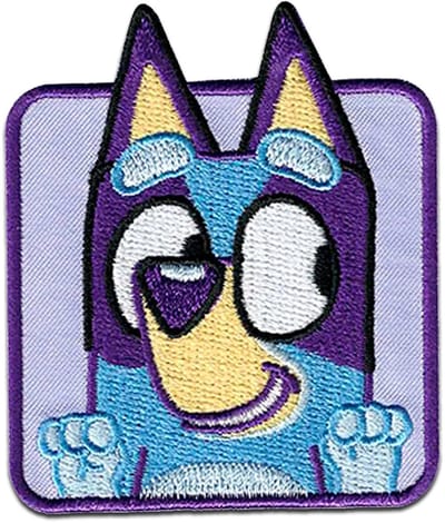 Catch the Patch Bluey - Strijkapplicatie - Officieel merchandise - 5,2 x 6 cm