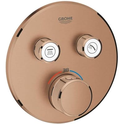 GROHE Grohtherm SmartControl inbouw douchethermostaat - 2 knoppen - Brushed Warm Sunset (mat brons) - 29119DL0