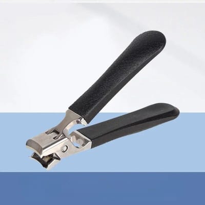 1 stuks nagelknipper voor dikke nagels roestvrij staal brede kaakopening geen spatten vingernagelsnijders nageltrimmer zwart