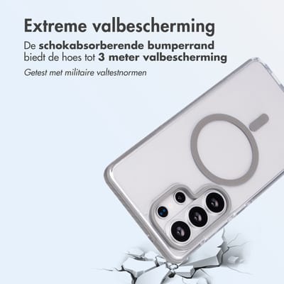 imoshion Hoesje - Geschikt voor Samsung Galaxy S26 Ultra - Combat Backcover met Magnetische Ring - Grijs