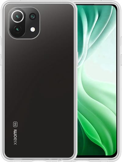 Hoesje - Geschikt voor Xiaomi 11 Lite 5G NE - Sterk & Shockproof - Hoes Cover - Siliconen Case - Telefoonhoesjes - Transparant