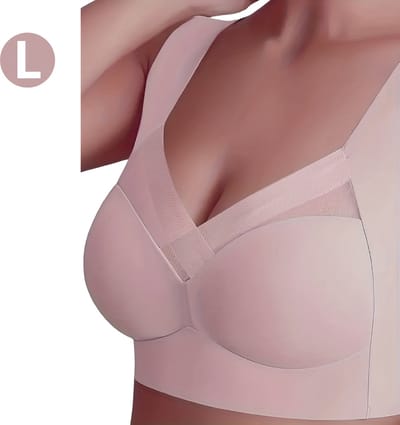 Livano BH Zonder Beugel - Zonder Bandjes - Push-up Bh's - Comfort Bh - Roze L