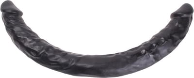 Kiotos Cox - Dubbele Dildo 40 x 3.6/3.8 cm - Zwart