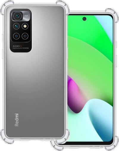 Hoesje Geschikt voor Xiaomi Redmi 10 2022 - Sterk & Shockproof - Siliconen Case - Back Cover - Telefoon Hoes Shock Proof - Transparant