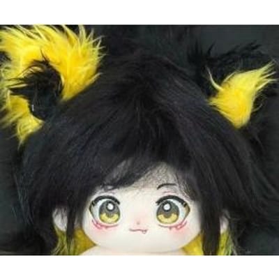 Gevuld 20cm Anime Blue Lock Bachira Meguru Cosplay Pluche Pop Cartoon Speelgoed Voor Kinderen Cadeaus Verjaardagscadeau Ornament No skeleton white
