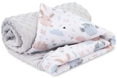Zachte Babydeken - Knuffeldeken 75x100 cm, Ademend en Warm, Perfect voor Kinderwagen en Wieg