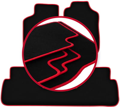 CARLUX-RED automatten voor: Saab 9-5 I stationwagen, sedan (1997-2009)
