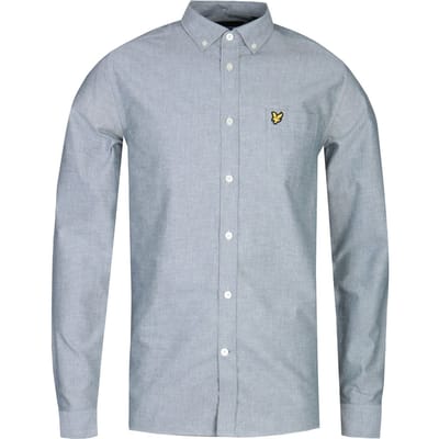 Lyle & Scott jadegroen Oxford-overhemd