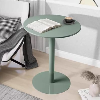 Ronde Bistrotafel - Cocktailtafel Bijzettafel - Drankjes Plaatsen - Smeedijzeren Constructie - 40x40x62 cm - Zwart