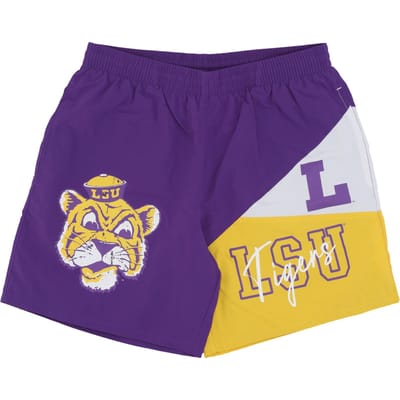 Herenshorts Ncaa geweven shorts Vintage logo Loutig originele teamkleuren