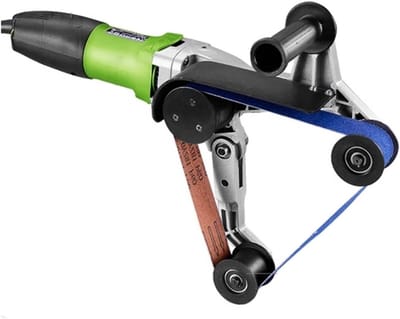 Elektrische Polijstmachine - Buisbewerking - Oppervlak Afwerken - Krachtige 800W Motor - Tot 180mm Diameter - Zilverkleurig